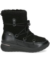 Caprice - Schwarze geschlossene booties stiefeletten - Lyst