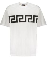Versace - T-Shirt En Coton - Lyst