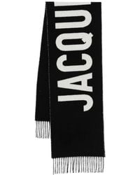 Jacquemus - Scarf With Embroidered Logo - Lyst