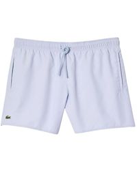 Lacoste - Lichtgewicht Sneldrogende Zwemshorts - Lyst