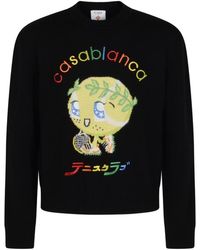 CASABLANCA - Round-Neck Knitwear - Lyst