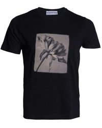 Bastille - Tops ,Zwart ,Katoen T-Shirt Met Ronde Hals - Lyst