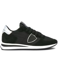 Philippe Model - Schoenen ,Zwart ,Nylon Trpx Basic Noir Argent Sneakers - Lyst