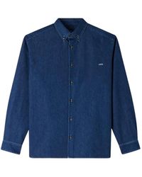 A.P.C. - Cohal Shirt - Lyst