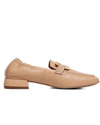 Mjus - Schoenen ,Bruin ,Leer Leren Mocassins Met Gouden Gesp - Lyst