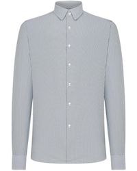 Rrd - Oxford Jacquard Stripe Open Shirt - Lyst