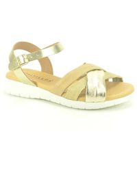 Pitillos - Schoenen ,Geel ,Soepele Sandaal Combinatie - Lyst