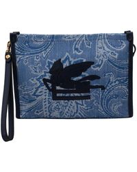 Etro - Medium Paisley Clutch - Lyst