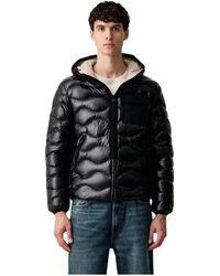 Blauer - Jassen ,Zwart ,Leer Bryant Gewatteerd Jack - Lyst