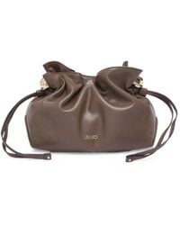 Liu Jo - Tassen ,Bruin ,Leer Af 6099 E1065 Bucket Bag - Lyst