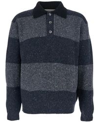 DUNST - Truien & Vesten ,Grijs ,Wol Udsw 5C114G2 Chunky Rugby Sweater - Lyst
