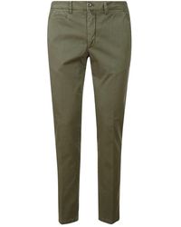hindustrie - Broeken ,Groen ,Katoen Groene Katoenen Broek Met Zakken - Lyst