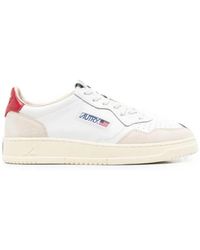 Autry - Schoenen ,Wit ,Katoen Medalist Lage Sneakers - Lyst