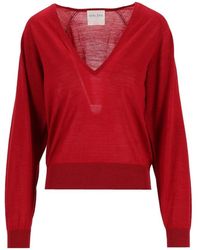 forte_forte - V-Neck Knitwear - Lyst