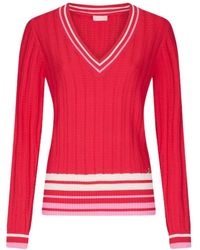 Liu Jo - V-Neck Knitwear - Lyst
