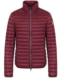 Colmar - Jassen ,Rood ,Polyester Gewatteerde Jas Lichtgewicht Veer - Lyst