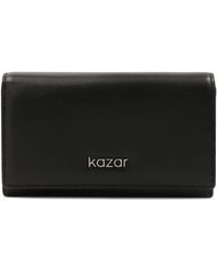 Kazar - Accessoires ,Zwart ,Leer Universele Zwarte Leren Portemonnee - Lyst