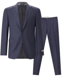 Canali - Modern Cut Pure Wool Suit - Lyst