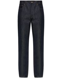 Rag & Bone - Jeans ,Blauw ,Katoen Straight-Leg Jeans - Lyst