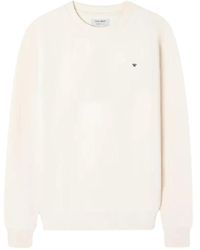 Silbon - Hoodies & Sweatvesten ,Wit ,Katoen Raqueta Sweatshirt - Lyst