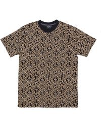 DOLLY NOIRE - Tops ,Bruin ,Katoen Monogram Zwart Tee Korte Mouw Katoen - Lyst