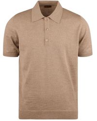 Stenströms - Merinowoll-Poloshirt Kurzarm - Lyst