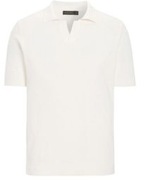 Oscar Jacobson - Truien & Vesten ,Wit ,Katoen Patrick Poloshirt - Lyst