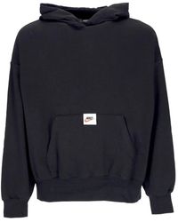 Nike - Lichtgewicht Hoodie Sportkleding Circa 50 Fleece Hoodie Zwart/Zeil - Lyst