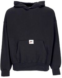 Nike - Lichtgewicht Hoodie Sportkleding Circa 50 Fleece Hoodie Zwart/Zeil - Lyst
