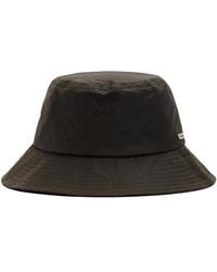 Barbour - Accessoires ,Groen ,Katoen Delilah Waxed Bucket Hat - Lyst