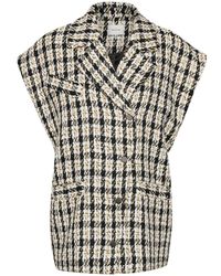 Gestuz Nikalagz Waistcoat - Naturel