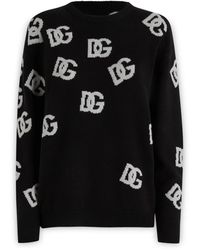 Dolce & Gabbana - Round-neck knitwear - Lyst