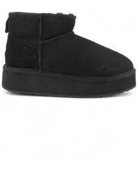 EMU - Schoenen ,Zwart ,Leer Stinger Micro Flatform 2.0 - Lyst