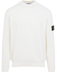 Stone Island - Round-Neck Knitwear - Lyst