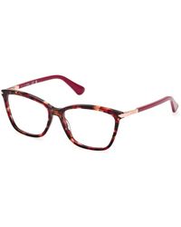 Guess - Rood Havana Brillenmontuur - Lyst