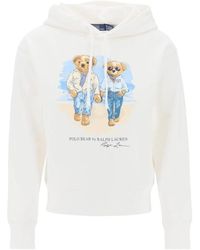 Polo Ralph Lauren - Polo polo bear hooded sweatshirt - Lyst