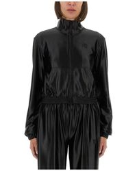 Alexander Wang - Shrunken Zip-Up Jacket - Lyst