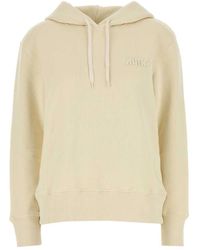 Autry - Hoodies & Sweatvesten ,Katoen Crème Katoen Hoofd Sweatshirt - Lyst