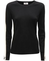 Elisabetta Franchi - Round-Neck Knitwear - Lyst