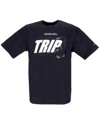 Mauna Kea - Tops ,Zwart ,Katoen Triple J Zwarte Tee - Lyst