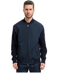 BOSS - Jassen ,Blauw ,Katoen Bomberjack - Lyst