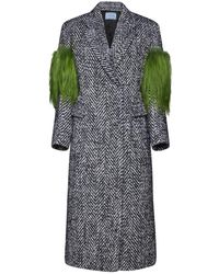 Prada - Coats > Single-breasted Coats - Lyst