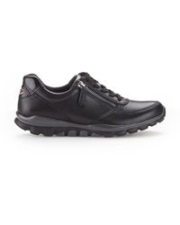 Gabor - Schwarze lederfunktionale basket-schuhe - Lyst