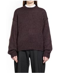 Studio Nicholson - Truien & Vesten ,Bruin ,Wol Wynn Knit - Lyst