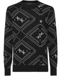 Billionaire - Truien & Vesten ,Zwart ,Wol Pullover Round Neck Ls Love - Lyst