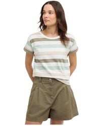 Barbour - Tops ,Veelkleurig ,Katoen Lyndale T-Shirt - Lyst