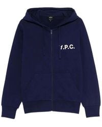 A.P.C. - Zip-Throughs - Lyst