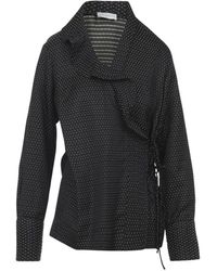 Dries Van Noten - Overhemden ,Zwart ,Viscose Shirt - Lyst