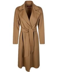 Max Mara - Belted Coats - Lyst