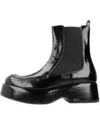 Pons Quintana - Klassische chelsea boots aus schwarzem leder - Lyst